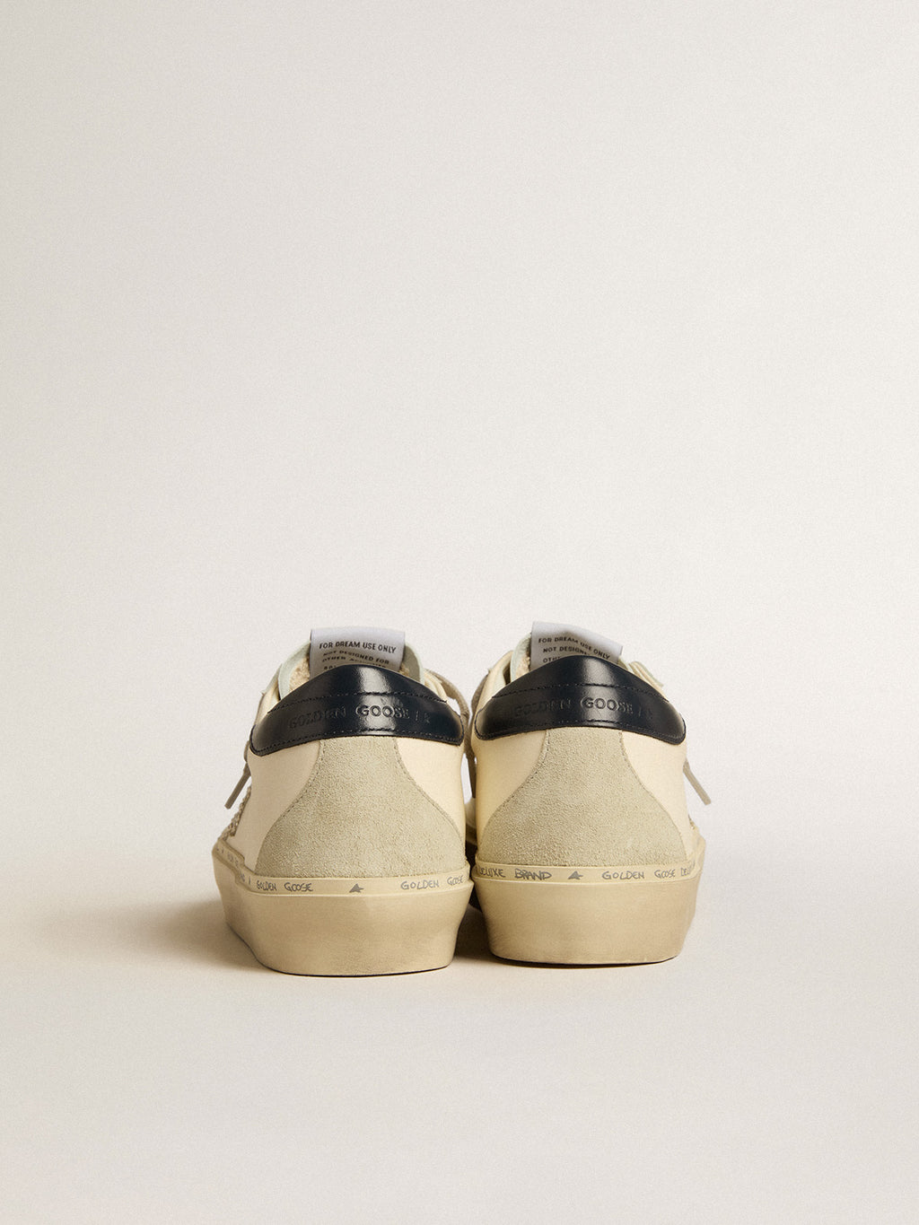 Hi Star LTD in nappa with crystal star and dark blue heel tab| Golden Goose