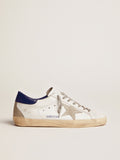 Women's blue and white Super-Star sneakers| Golden Goose