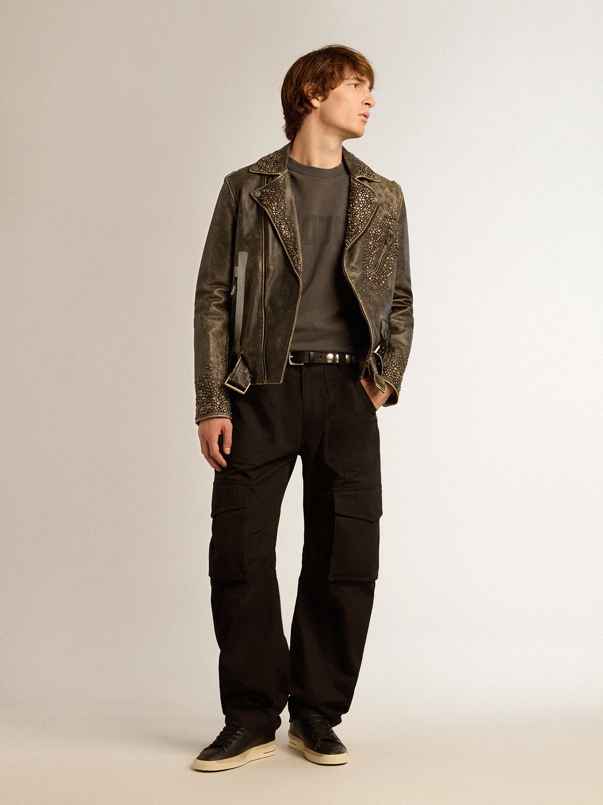 Black cargo pants| Golden Goose