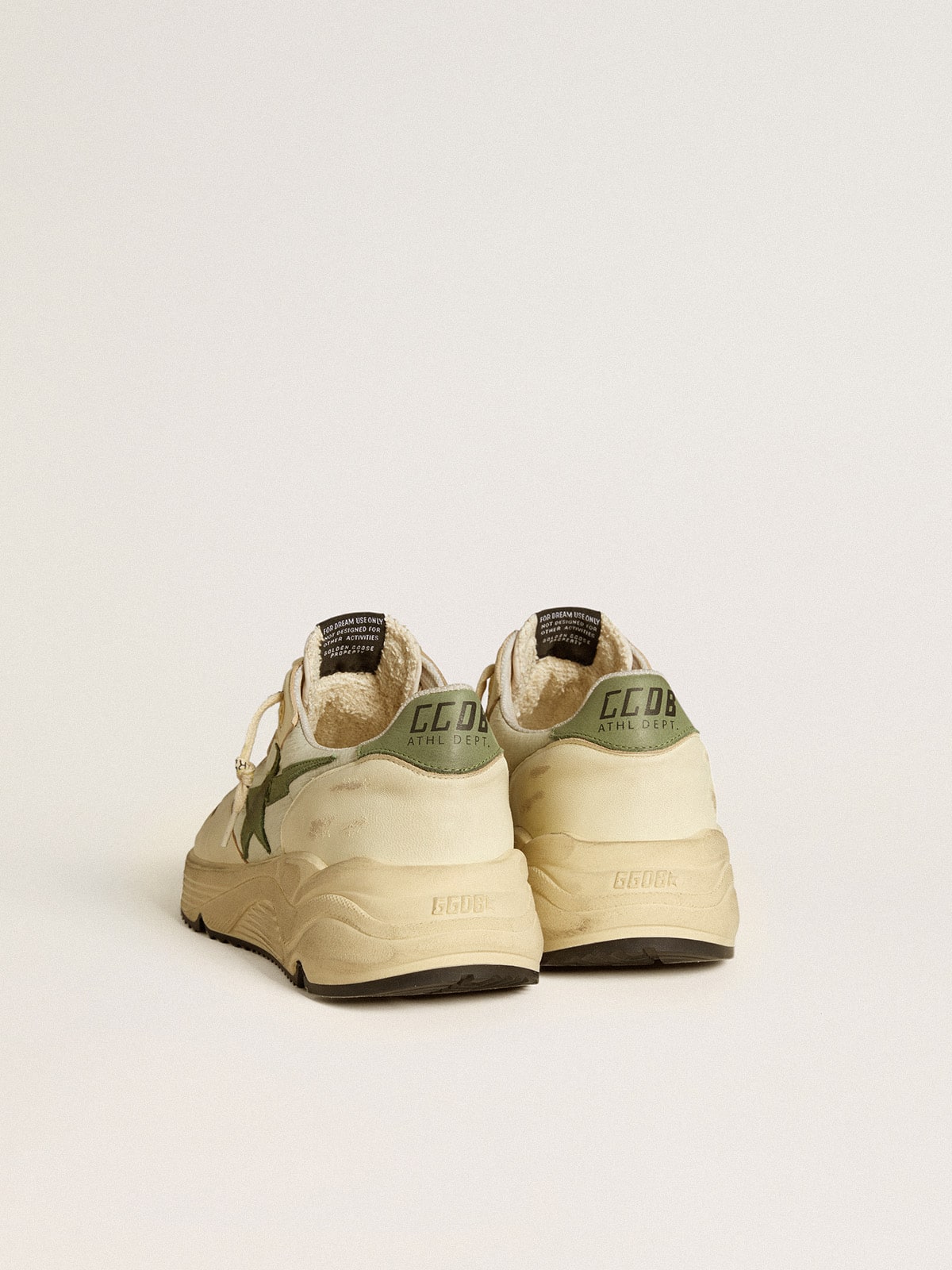 Men's Running Sole LTD in nylon and nappa with nubuck star and heel tab| Golden Goose