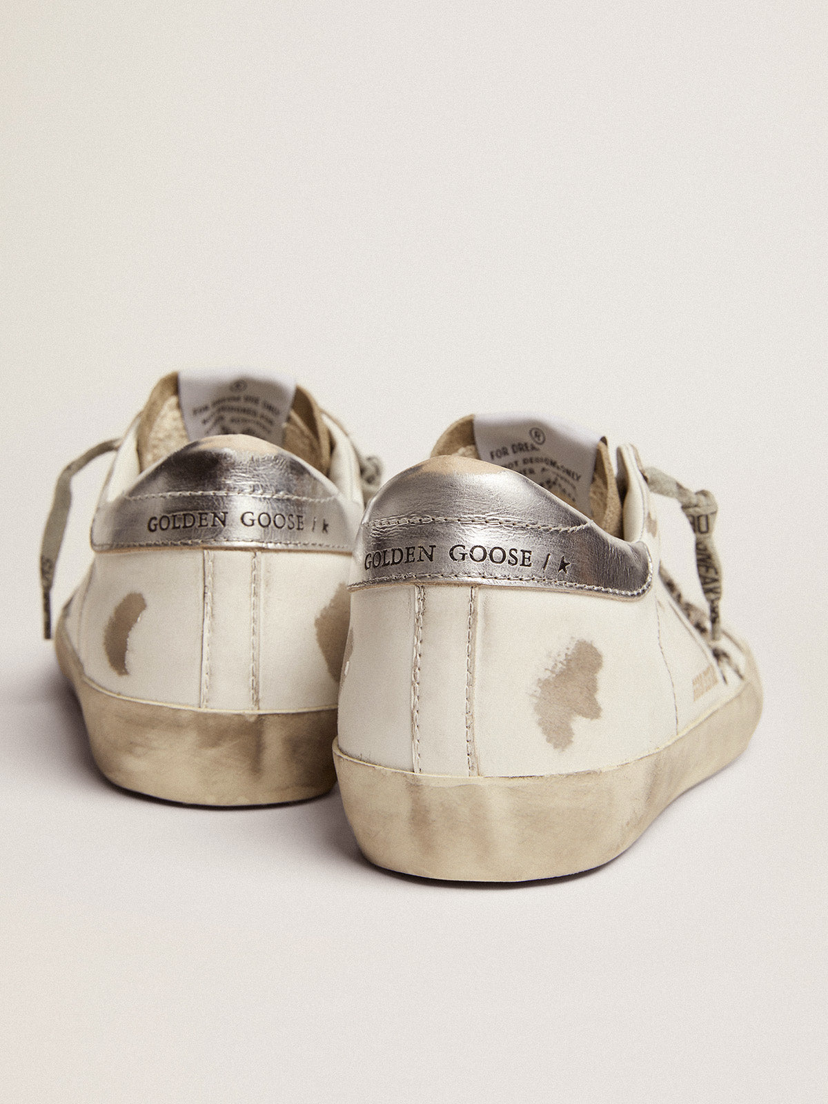 Women's Super-Star with zebra print pony skin star| Golden Goose