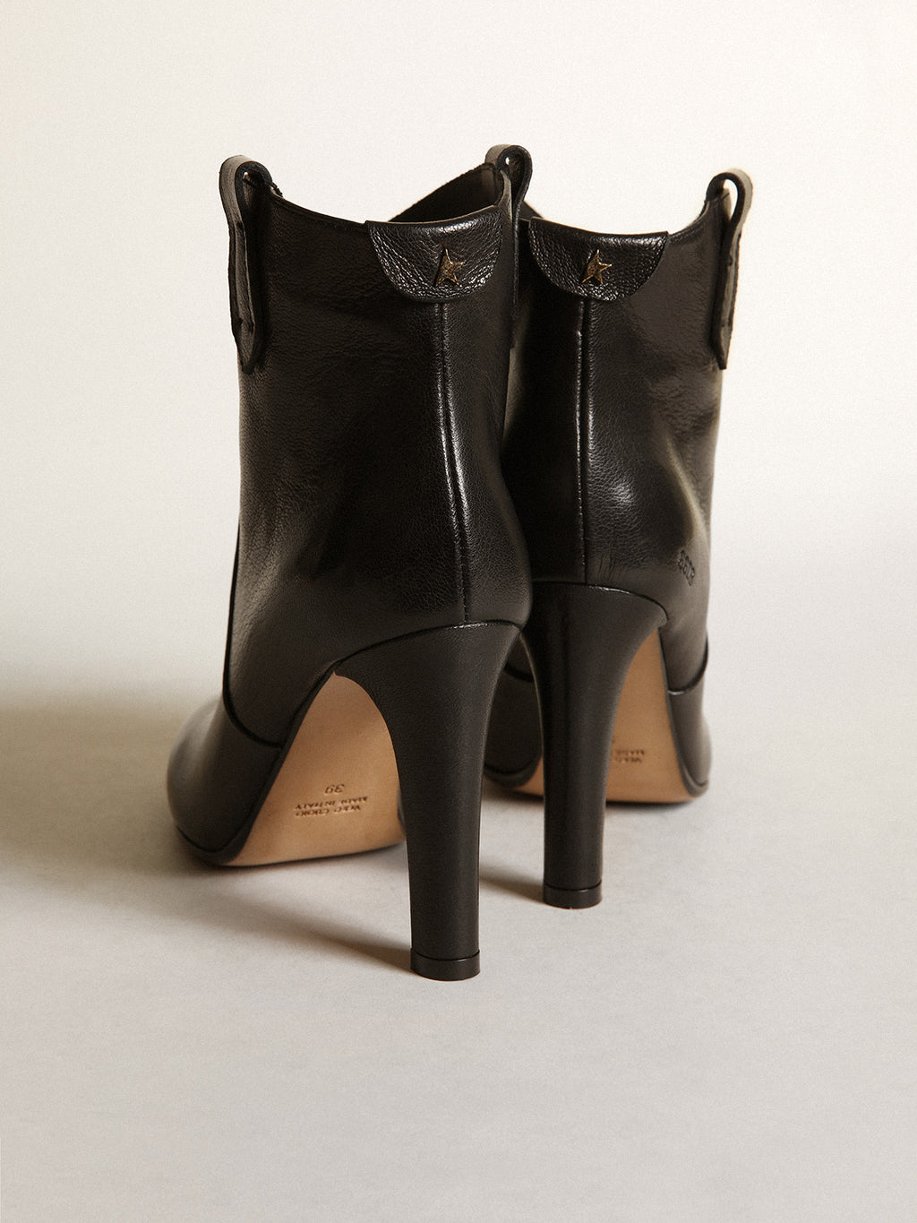 Black leather Kelsey ankle boots| Golden Goose