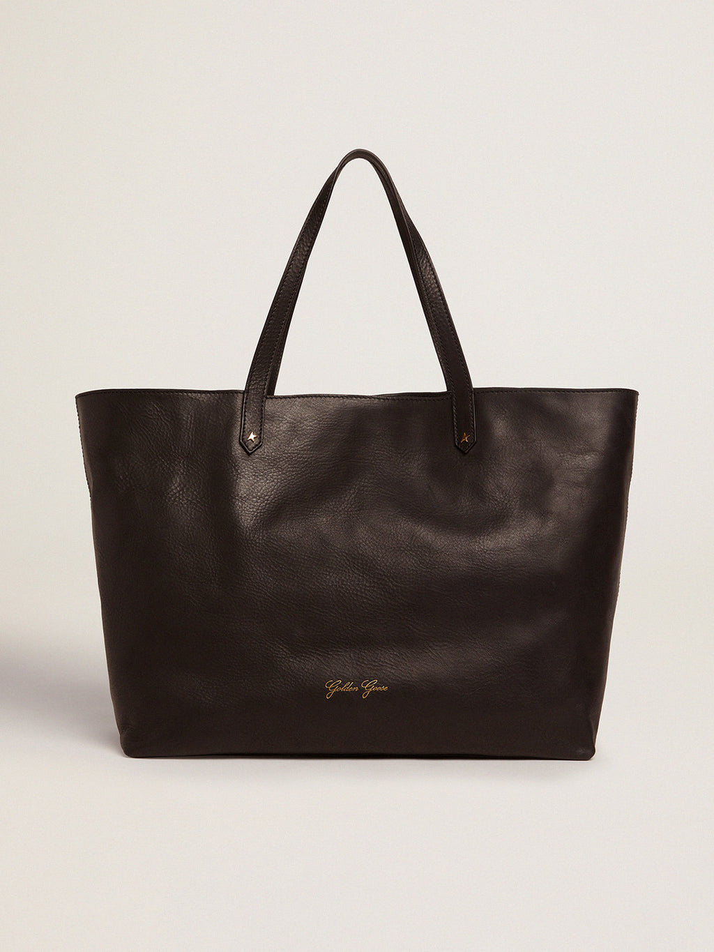 Women's Pasadena Bag black with gold logo| Golden Goose