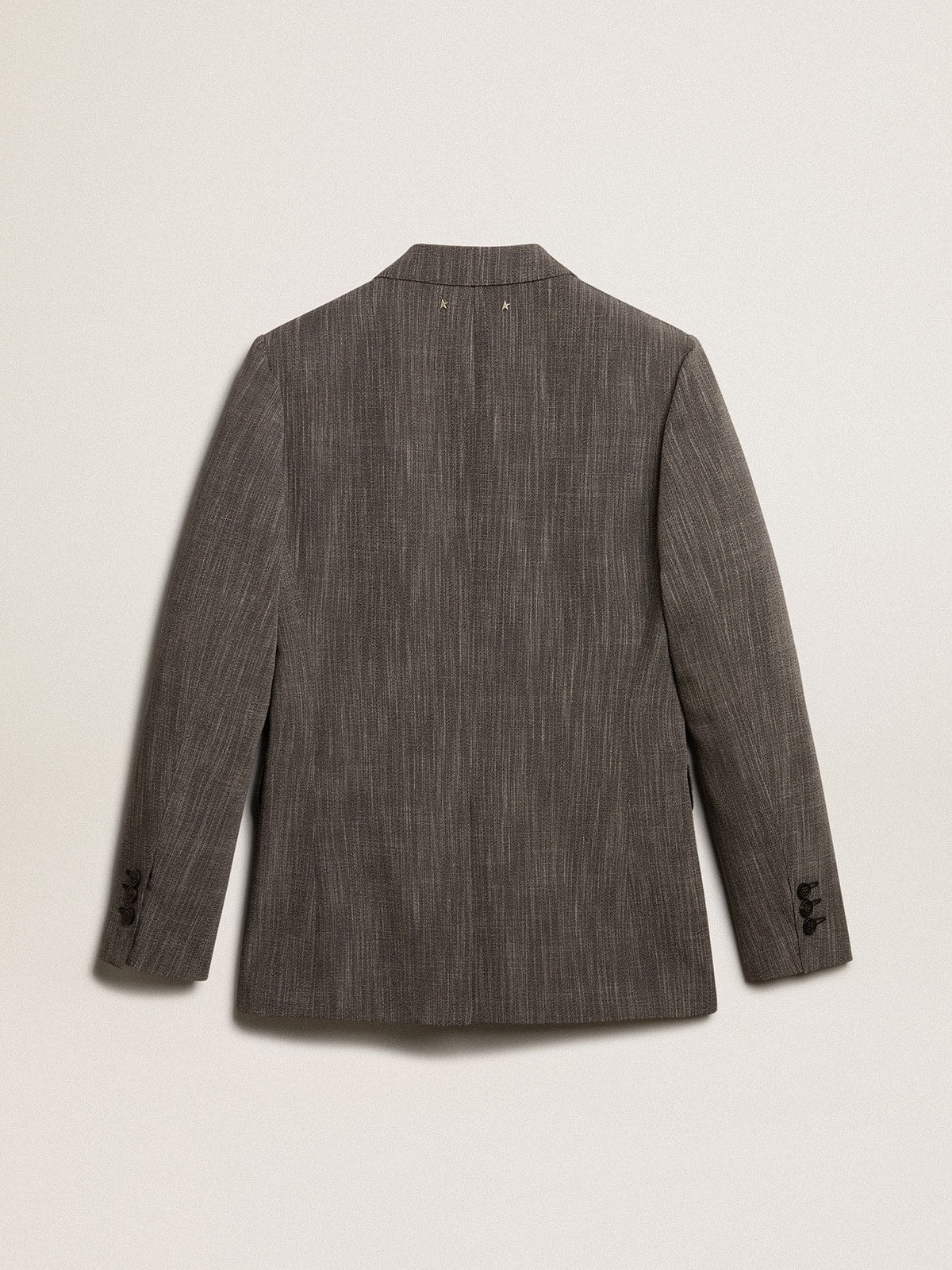 Women's single-breasted wool blend jacket| Golden Goose