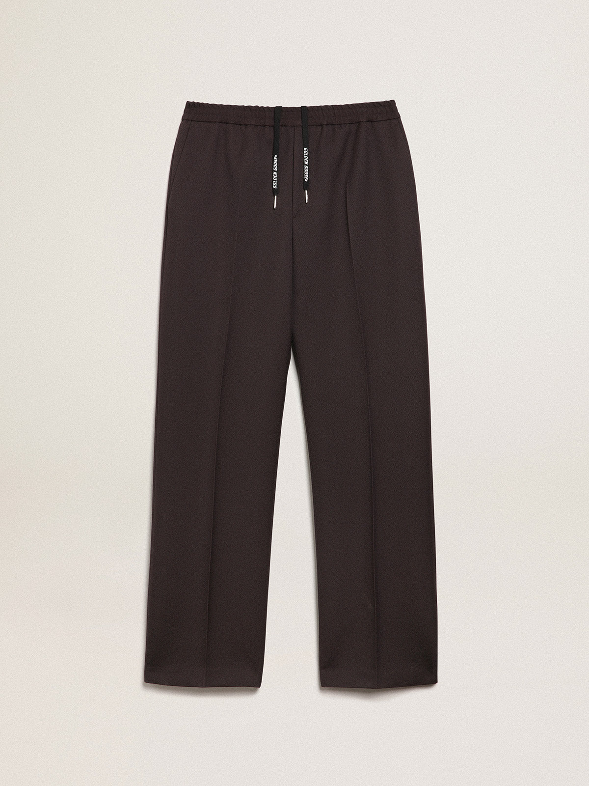 Men's joggers in licorice color| Golden Goose