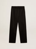 Men's joggers in black wool| Golden Goose