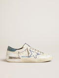 Men's Super-Star LTD in nappa with embroidered star and leather heel tab| Golden Goose