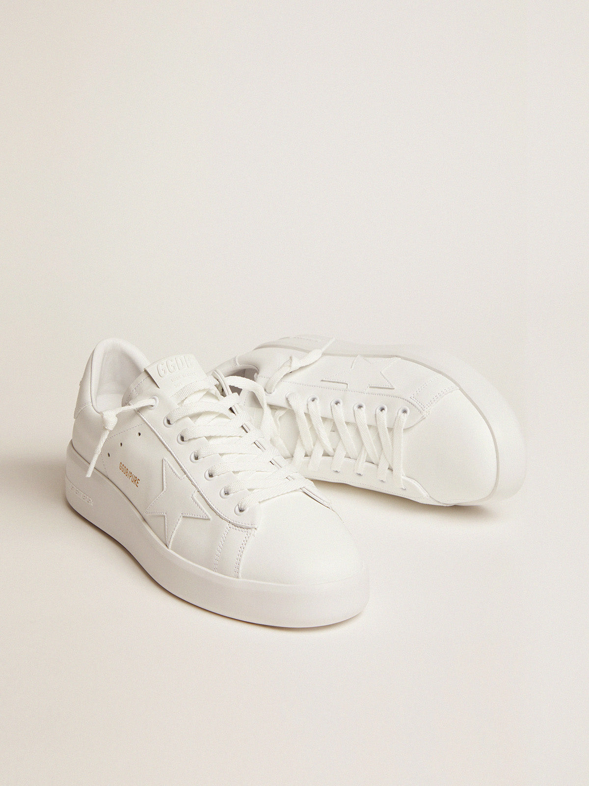 Women's Purestar sneakers in white leather| Golden Goose