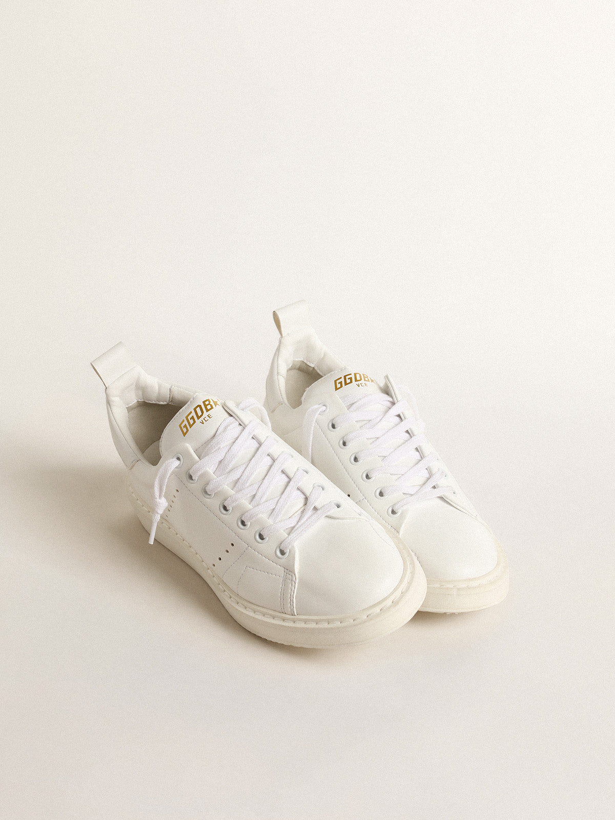 Men's bio-based Starter with white star and heel tab| Golden Goose