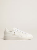 Men's bio-based Purestar with white star and heel tab| Golden Goose
