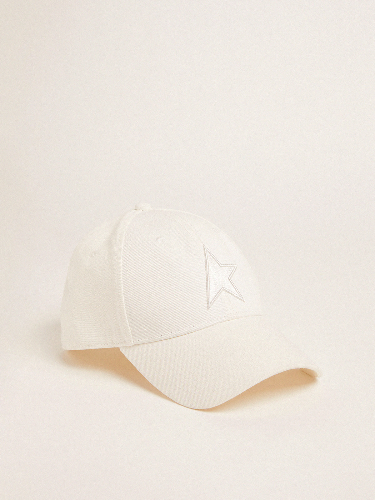 White baseball cap with star| Golden Goose
