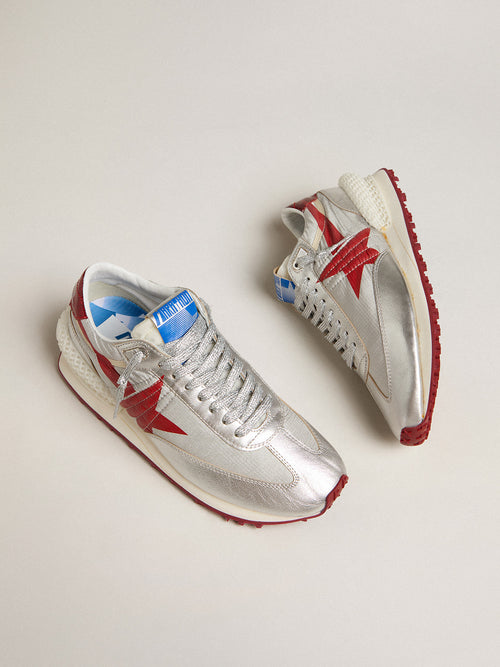 Exclusive HAUS of Dreamers women's Marathon with silver glitter upper| Golden Goose