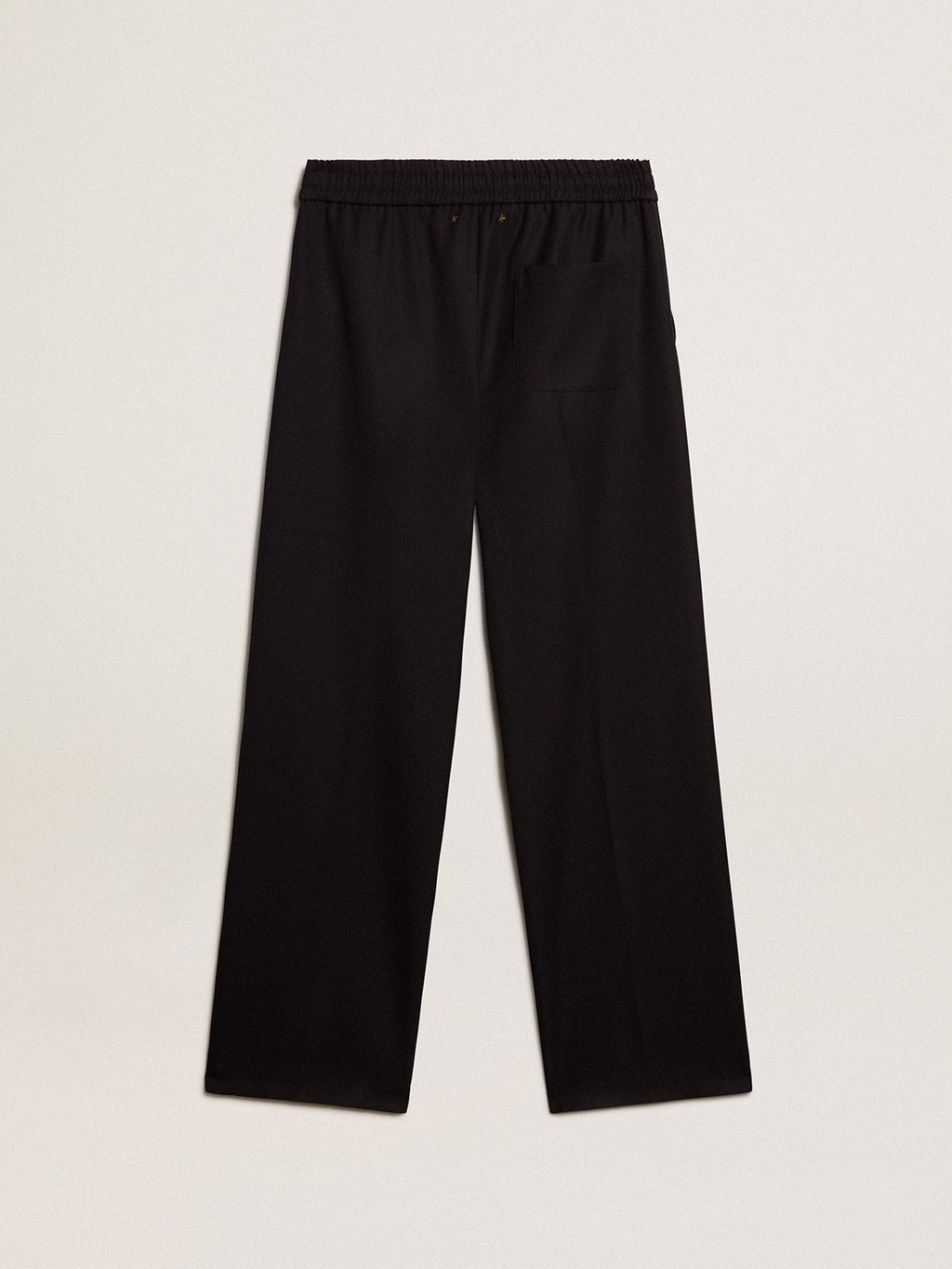 Men's joggers in dark blue wool| Golden Goose